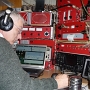 Axel, DK5JM fully focussed on the weak cw sigs - Well done Axel!